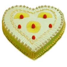 1 kg eggless Pineapple cake